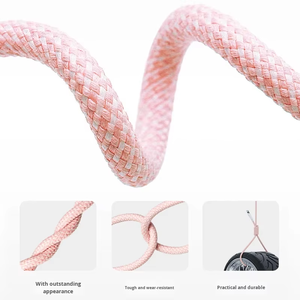 <span class=keywords><strong>สาย</strong></span>ดาต้าชาร์จเร็วแบบสายไนลอนถักป้องกันทนทาน - Product Image 3