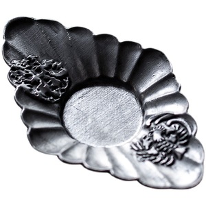 Chinese Retro Pure Tin Coaster Zen Style <b>Tea</b> <b>Tray</b> Heat Insulating Mat <b>Tea</b> Set Accessory Dehua - Product Image 5