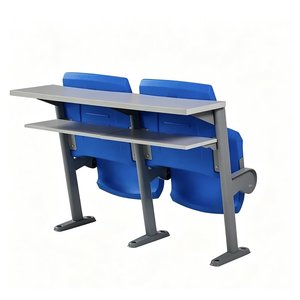 Conjunto de Mesa y Silla para Sala de Conferencias PM-5612, Asientos Duraderos para <span class=keywords><strong>Aula</strong></span> con Tableta de Escritura - Product Image 4