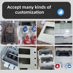 Boîtier électrique et de vidéosurveillance extérieur <span class=keywords><strong>ANTIER</strong></span>, boîte en plastique ABS étanche avec façade transparente et loquets - Product Image 6