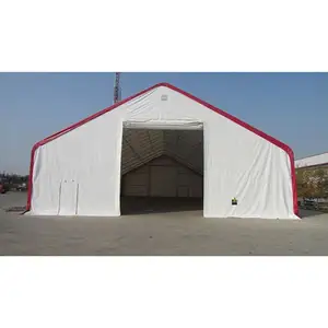 Double Truss Industrial Fabric Steel Structure Storage Building Tent
