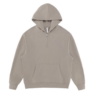 Sudadera con Capucha de Estilo Americano, Tejido de Rizo de Algodón Pesado de 430g, Media Cremallera, Talla Grande, Marca de Moda, Unisex, Ecológica, para Otoño/Invierno - Product Image 5