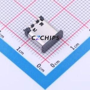 HC-014-3E1H1A003-0HR USB Connector SMD Connector ( Connector Type: Type-C )( Gender: Female )( Mounting Type: Vertical Mount ) - Product Image 1