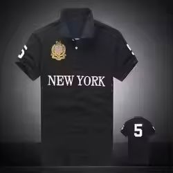 Polos pour hommes 100 % coton de haute qualité, avec logo brodé personnalisé, style décontracté, Ralphes, T-shirts, Marque City Polos Laurenes Tops - Product Image 2