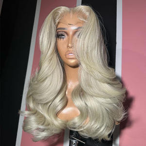 <span class=keywords><strong>Parrucche</strong></span> frontali in pizzo <span class=keywords><strong>biondo</strong></span> <span class=keywords><strong>platino</strong></span> 100% capelli vergini vietnamiti - Product Image 1