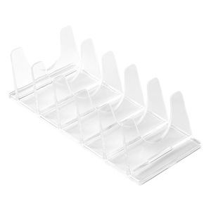 Clear Cosmetic Storage Rack For Eyeshadow Palette <b>Makeup</b> Organizer Desktop Vertical Display <b>Holder</b> With Drawers - Product Image 5