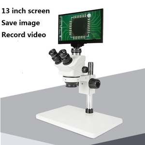 Boshida BD-SZM0750T-D4 Trinocular <b>Digital</b> Stereo with 13 Inch Monitor for Education - Product Image 1