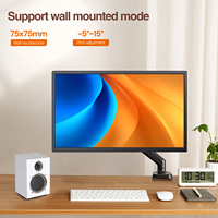 Monitor de Computadora LCD HD de 18.5 Pulgadas, 1368*768, 75Hz, Panel TN, Pantalla para PC con VESA de 75x75mm e Interfaces VGA y HDMI