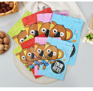 Bolsas de plástico impresas personalizadas para envasado de alimentos, bolsas reutilizables de mylar, bolsas de plástico para dulces, galletas y bocadillos con ventana - Product Image 3