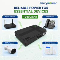 Batterie au lithium 10400mAh Mini DC UPS pour routeur, CCTV, modem et systèmes de sécurité
