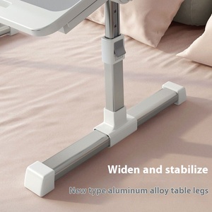 Escritorio Plegable Pequeño <span class=keywords><strong>de</strong></span> Altura Ajustable para Dormitorio, para Estudiantes, para Escribir, Usar Computadora Portátil u Oficina - Product Image 4