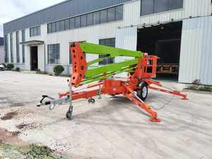 Plataforma Elevadora de Brazo Articulado Montada en Remolque, de 10m-24m, Hidráulica, Multi-Combustible <span class=keywords><strong>LEMAX</strong></span> LM14, para Limpieza de Ventanas en Exteriores - Product Image 2