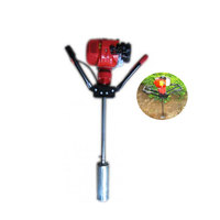Échantillonneur de sol portable pour une personne Petite perceuse de sol essence-électrique Équipement d'inspection de la structure du sol des terres agricoles