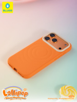 Coque de téléphone BLUEO Lollipop en silicone, charge sans fil, anti-traces de doigts, magnétique, antichoc, protection 360°, étanche pour 18