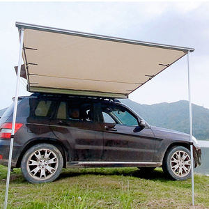 Retráctil camper van 4x4 Sunproof de techo de coche <span class=keywords><strong>fiamma</strong></span> de 270 grados del lado del coche <span class=keywords><strong>toldo</strong></span> tienda con paneles de luz LED - Product Image 4