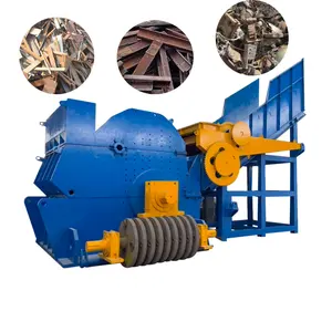 Scrap steel scrap aluminum metal shredder crusher Color steel shred shredder crushing car shell shredder