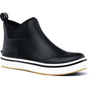 Bottes de pont bleues pour hommes, imperméables, chaussures de pont de pêche, bottes en caoutchouc antidérapantes pour la navigation de plaisance, la voile, l'extérieur - Product Image 5