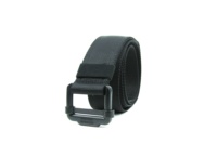 2 packs de ceintures de golf élastiques en sangle noire et jaune pour hommes, taille 48, tressées avec boucle en D en alliage, ceinture en tissu avec fermeture Velcro