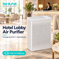 Purificateur d'air professionnel pour grandes surfaces H13 HEPA, anti-fumée, anti-poussière, anti-pollen, pour bureaux, hôtels, cliniques, avec OEM ODM CE FCC