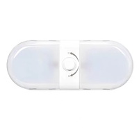 Lumières intérieures de camping-car 12v 3 couleurs lumières de camping-car lumière de plafond de caravane à intensité variable avec interrupteur pour camping-car/camion/bateau/marine