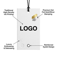 Étiquettes personnalisées holographiques anti-graisse pour vêtements, impression d'étiquettes en papier pour bijoux et vêtements, étiquettes volantes
