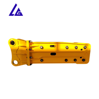 Marteau hydraulique segmenté de type supérieur, robuste, pour le bris de roche dure et la démolition de béton armé