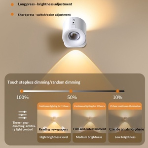 Nouvelle <span class=keywords><strong>lampe</strong></span> <span class=keywords><strong>murale</strong></span> à intensité variable sans fil télécommandée, design nordique en aluminium, pour <span class=keywords><strong>lecture</strong></span> au chevet - Product Image 4