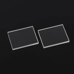 Plaque carrée en verre de quartz de haute pureté sur mesure, surface polie, transparente, ultra plate, épaisse - Product Image 4