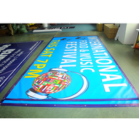 Banner colgante de pared de Pvc para publicidad, cartel de logotipo personalizado para exteriores