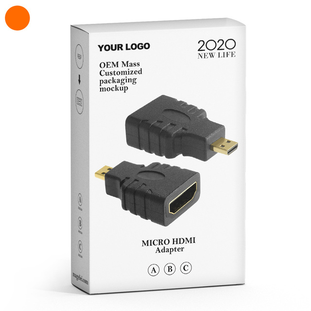 Cheap Price Gold Plated Micro HDMI Adapter Micro HDMI Male to HDMI Female Adapter Converter Connector for Cameras Support 4K 3D