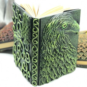 Großhandel anpassbare Logo Notebook Eagle Effigy Retro-Stil Relievo Planer Imitation Leder Cover Journal - Product Image 6