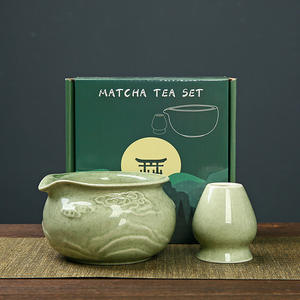 Juego <span class=keywords><strong>de</strong></span> Matcha Japonés <span class=keywords><strong>de</strong></span> Cerámica con Tazón, Batidor <span class=keywords><strong>de</strong></span> Bambú y Cepillo para Matcha Hyakumatsu, Caja <span class=keywords><strong>de</strong></span> Regalo para Ceremonia del Té <span class=keywords><strong>de</strong></span> la Dinastía Song - Product Image 5