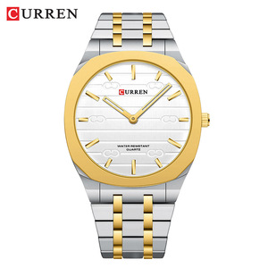 Reloj de Cuarzo CURREN para Hombre, Deportivo y Ejecutivo, de Acero Inoxidable, Resistente al Agua, con Esfera Analógica, en Oferta, Reloj Masculino Dorado - Product Image 4