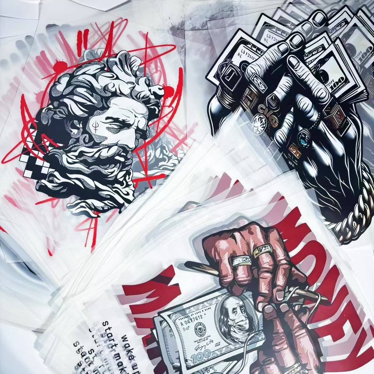 Street Design Shirt Stickers Heat T Shirts Print Transfer Dtf Transfers Ready To Press For Clothing Custom All Designs Sticker