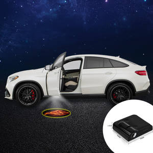 Projecteur de bienvenue de <span class=keywords><strong>porte</strong></span> de voiture sans fil universel avec logo HD Ombre lumineuse personnalisée - Product Image 3