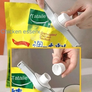 Clip de plástico a prueba de humedad <span class=keywords><strong>para</strong></span> condimentos de cocina Almacenamiento de conservación de alimentos con bolsa de sellado de boquilla Artefacto empaquetado - Product Image 3