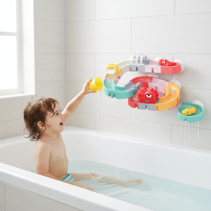 Pista di Assemblaggio a Tema Dinosauro 30 Pezzi, Giocattolo <span class=keywords><strong>Puzzle</strong></span> per Bambini, Interazione Genitore-Figlio, Pista Auto Fai-da-Te - Product Image 1