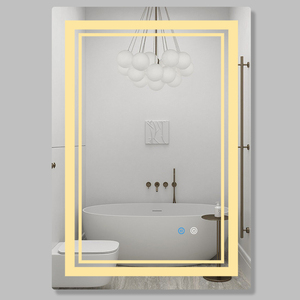 Fullkenlight đầy đủ ul CE góc phòng tắm gương chiếu sáng vanities phòng tắm với bồn rửa và gương - Product Image 6