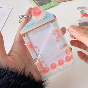 Porte-clés personnalisé en plastique acrylique original, motif dessin animé, 3 pouces, avec mini-écran de protection pour collection de figurines - Product Image 4