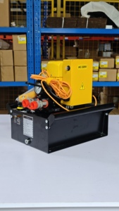 ปั๊มไฮดรอลิกไฟฟ้า VHCP1011 700 บาร์ ความจุน้ำมัน 10 ลิตร คล้ายกับชุดจ่ายกำลังไฮดรอลิก ENERPAC สำหรับกระบอกไฮดรอลิก - Product Image 3
