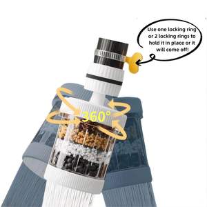 Carcasa de Filtro de Agua para Grifo, Filtro de Seis Capas Extraíble y Lavable para el Hogar, Purificador de Agua para Cocina - Product Image 2