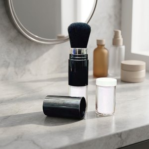 [Sungjin] Refillable Loose Powder Dispenser <b>Brush</b> Applicator Setting Mineral Portable Cosmetic Container <b>Case</b> - Product Image 3