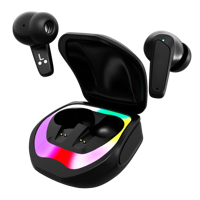Écouteurs de jeu Brightblue ANC/ENC avec chipset JL7103D4, éclairage RGB, étanchéité IPX5, Bluetooth 6.0, faible latence, son 3D, affichage numérique