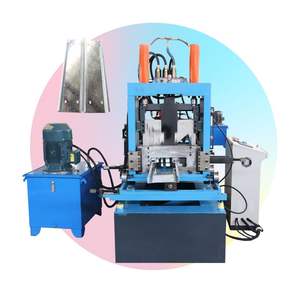 Perfil Canalón Todo en uno Omega Fabricación de azulejos Cambio automático Fabricación de canales Z Purlin Steel Formig C Purlins Máquina removedora de óxido - Product Image 1