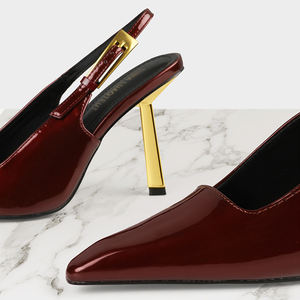 Escarpins à Talons Aiguilles Effilés Blancs Creux, Sandales à Talons Hauts pour Femmes, Chaussures Personnalisées Grande <span class=keywords><strong>Taille</strong></span> pour Dames 7cm/9cm - Product Image 6