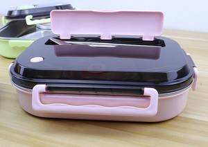 Boîtes à déjeuner 1300ml en acier inoxydable 304 boîte à déjeuner <span class=keywords><strong>hermétique</strong></span> idéale pour les enfants - Product Image 4