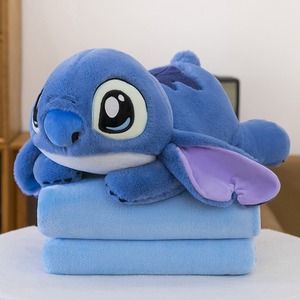 Peluches de Stitch de Dibujos Animados para Niños con Mantas de Invierno Animales de <span class=keywords><strong>Peluche</strong></span> Suaves de Stitch Mantas de Felpa Cojines de Stitch - Product Image 6