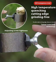 Haute Altitude petite faucille couteau d'extérieur noix de bétel Toona Pratensis outil de désherbage couteau de pêche tête de faucille pour herbe agricole