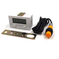 Compteur électronique avec écran LCD, 1 pièce, compteur de poinçons, industriel, Durable, pratique, numérique de proximité, 5 chiffres, capteur magnétique, boxe