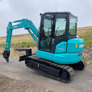 Excavatrice sur chenilles Kobelco SK55SR d'occasion, mini-pelleuse de 5 tonnes avec moteur, boîte de vitesses, PLC et pompe hydraulique - Product Image 1